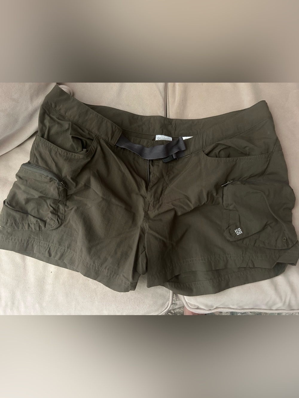 Columbia Women’s Dark Olive Cargo Shorts
